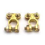 Set borne din cupru pentru baterie auto Carguard, plus și minus, 2 bucăți