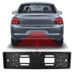 Cameră marșarier pe suport număr înmatriculare Carguard 170° 12V