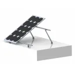 Kit montaj reglabil 15–30° pentru 2 panouri fotovoltaice, complet, portret