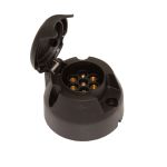 Mufă priză 7 pini 12V Carguard pentru remorcă/trailer, cu capac de protecție