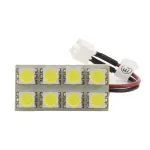Placă LED SMD 30x15mm 12V, 160 lm, alb, cu adaptoare W5W C5W BA9S – Carguard