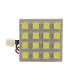 Placă LED SMD 35x35 mm 12V, 320 lm, alb, cu adaptoare W5W/C5W/BA9S - Carguard