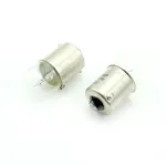 Set 2 becuri auto R5W 12V 5W BA15s, lumină albă, sticlă quartz Carguard
