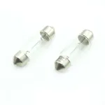 Set 2 becuri auto C5W 12V 5W, 36 mm, lumină albă – Carguard