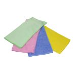 Set 4 lavete din microfibră Carguard 30x30 cm, curățare fără urme