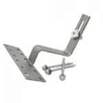 Suport tip Z din inox pentru montaj panou fotovoltaic pe acoperiș cu țiglă