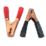 Cleme crocodil Carguard 500-600A pentru baterie auto, cupru placat, 15,5 cm