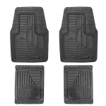 Set covorașe auto universale Carguard din PVC gros, antiderapante, negre