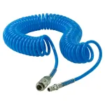 Furtun pneumatic spiralat din PU 20 m, 5x8 mm, flexibil pentru compresor