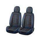 Set huse scaune auto premium 5 locuri Carguard Deluxe, albastru-negru