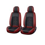 Set huse scaune auto premium 5 locuri Carguard Deluxe, roșu-negru