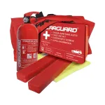 Kit siguranță auto obligatoriu RAR cu stingător 1 kg cu manometru