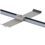 Suport contragreutate pentru acoperis plat 10° model P, otel galvanizat cu EPDM