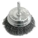 Perie cupă Strend Pro CCB-509, sârmă ondulată 100 mm, tijă 6 mm