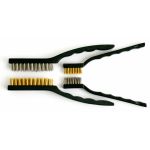 Set 4 perii de sârmă pentru șlefuire Strend Pro BWS 378, inox și alamă (175/225 mm)