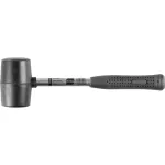 Ciocan din cauciuc Strend Pro 450 g BlackHead, cu mâner metalic 300 mm