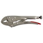 Cleste autoblocant Strend Pro 250 mm cu falci curbate si surub de reglaj