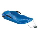 Sanie bob pentru copii RACE cu frâne, 87x40 cm, plastic rezistent