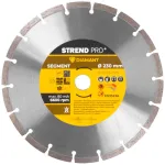 Disc diamantat segmentat Strend Pro 521A, 230 mm, pentru tăiere uscată