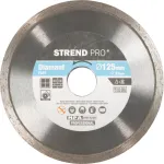 Disc diamantat plin Strend Pro 125 mm pentru tăiere gresie, faianță și piatră
