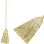 Mătură din sorg MagicHome pentru covoare, medie, coadă 65 cm