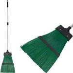 Mătură MagicHome LS9241 cu coadă telescopică din aluminiu, verde, 63–96 cm