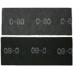 Mriejă carbid 115x290 mm G100 pentru șlefuire gips-carton, set 10 buc