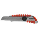Cutter Strend Pro 18 mm cu rotiță și blocare, aluminiu/plastic