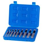Set poansoane pentru găurit piele și cauciuc Strend Pro HP512, 9 piese 3–12 mm