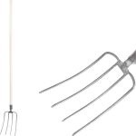 Furcă pentru fân și paie cu 4 dinți, cu coadă, Strend Pro Garden