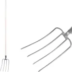 Furcă pentru fân și paie cu 4 dinți, cu coadă, Strend Pro Garden