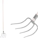 Furcă de grădină 4 dinți, tip copcă, cu coadă, Strend Pro Garden