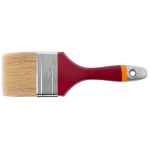 Pensulă plată Strend Pro 3 inch pentru vopsit, cu mâner din lemn