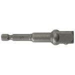 Adaptor Strend Pro 1/4 hex la 1/4 pătrat pentru capete tubulare, 72 mm