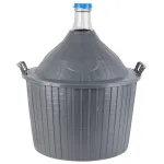 Demižon din sticlă 54L Strend Pro cu protecție din plastic, pentru vin