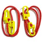 Gumă elastică de fixare Strend Pro LB321, 8 mm, 2x100 cm, cu carabine PVC