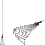 Grebla pentru frunze Strend Pro R115.WH, 18 lamele, reglabila, coada din lemn