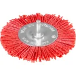 Perie circulara din nylon Strend Pro AWB-038, 100 mm, cu tija