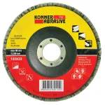 Disc lamelar KONNER D22 115x22 mm A120 AluOxide pentru metal/alu