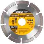 Disc diamantat segmentat Strend Pro 521A, 125 mm, pentru tăiere uscată