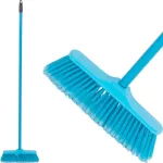 Mătură MagicHome B0684 albastră, cu coadă metalică 120 cm și cap de 28 cm