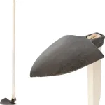 Sapă Gardex ascuțită 730 g, forjată, cu coadă din lemn 121 cm