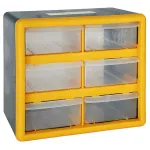 Organizator de perete Strend Pro cu 6 sertare, 26,5x16x23,5 cm, max. 12 kg