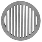 Grătar din fontă rotund Ø200 mm pentru sobă, cuptor și șemineu