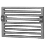 Grătar din fontă 250x170x15 mm cu urechi, pentru sobă și șemineu