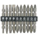 Set biți Strend Pro YF40020, 10 piese, Cr-V, 65 mm pentru șurubelniță