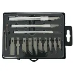 Set de scalpele Strend Pro CS380, 17 piese pentru taiere precisa