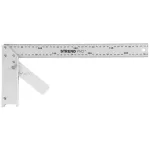 Echer din aluminiu 400 mm cu raportor (uholomer) Strend Pro FSC-08