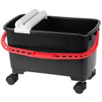 Găleată pentru oblicari 24 L cu role și roți, set cu role
