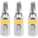 Set 3 biți Strend Pro plați 0,8x5 mm (oțel S2) pentru șurubelniță